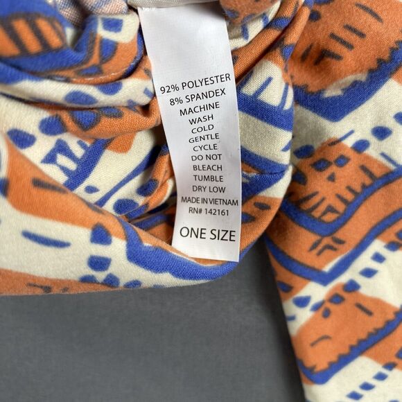 LulaRoe Women's Leggings Multicolored Geometric OS One Size - Picture 4 of 8